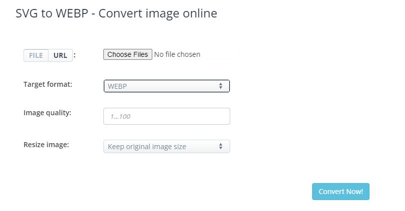 Free SVG to WEBP convert online