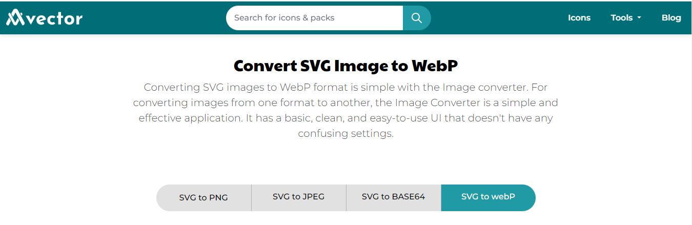 Free SVG to WEBP convert online