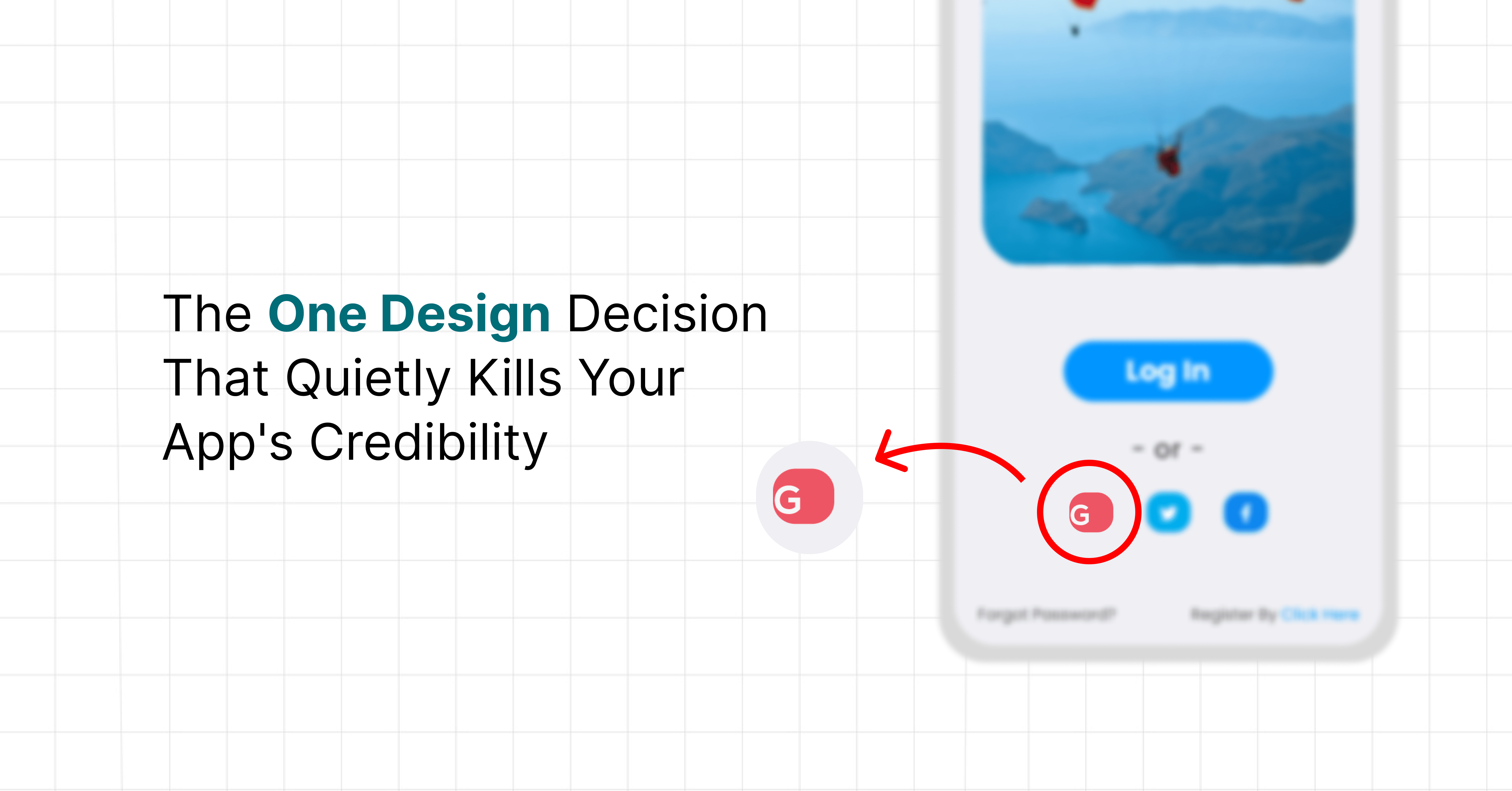 The One Design Decision That Quietly Kills Your App’s Credibility